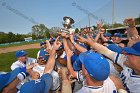 Baseball vs Babson  Wheaton College Baseball players celebrate their victory over Babson to win the NEWMAC Championship for the third year in a row. - (Photo by Keith Nordstrom) : Wheaton, baseball, NEWMAC